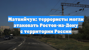 Матвийчук: террористы могли атаковать Ростов-на-Дону с территории России