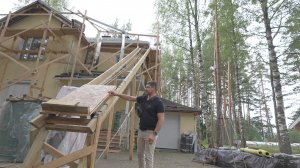 Делаем крышу в загородном доме. VLOG день с МТ Строй. Поездки по объектам