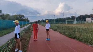 Основная часть тренировки по спортивной ходьбе.