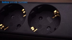 Сетевой фильтр ЭРА USF-4es-1,5m-2xUSBAC-B с базовой защитой с заземлением