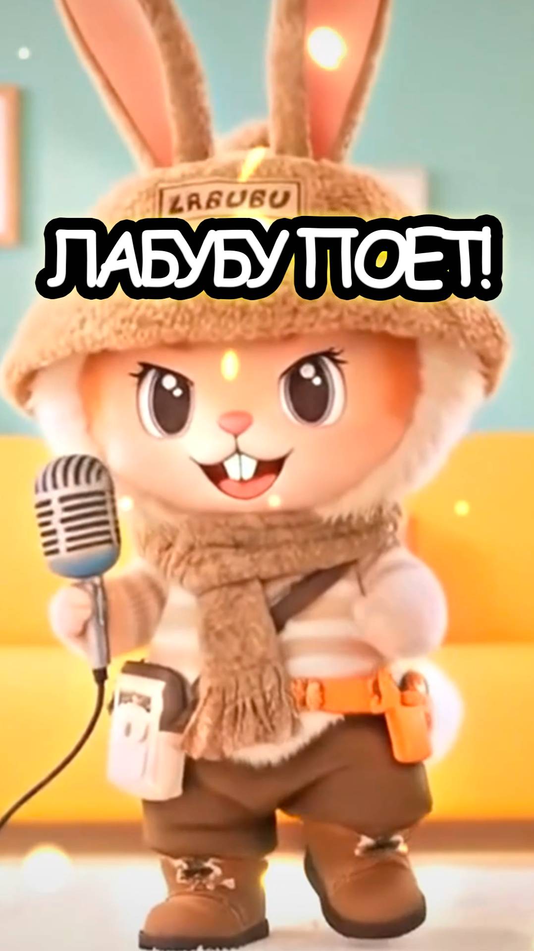 Лабуба поёт и танцует! 🎤💃 Веселая песня с Лабубу! Лабубу поет!