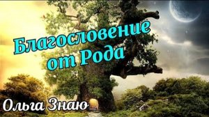 🌳🙏🍀 Благословение от Рода для тебя 🔥🥰🌟