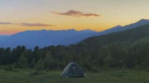 Жесть в горах. Серебряное озеро пик Улябор. Восточные Саяны.