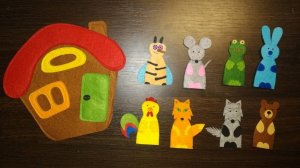 Пальчиковый театр из фетра / Сказки для малышей / 0+