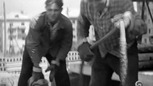 1967 год. Тюмень. Заливка фундамента гостиницы "Восток".