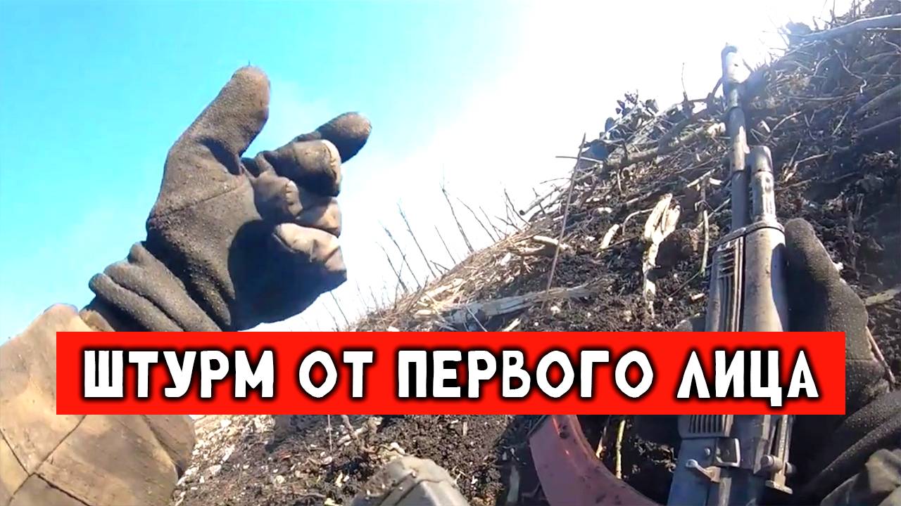 Наш боец штурмует лесополосу от первого лица смотреть онлайн