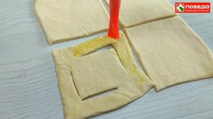 Рецепт вкусных слоек с джемом