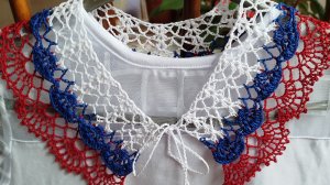 воротничок крючком.