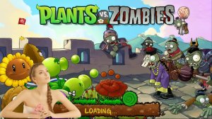 Plants vs Zombies Китайские мифы Chinese Myths Level 1-7 DAY Прохождение игры
