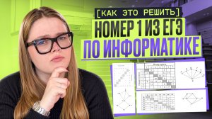 НОМЕР 1 ИЗ ЕГЭ ПО ИНФОРМАТИКЕ | КАК ЭТО РЕШИТЬ