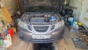 #183 SAAB 9-3: прошёл ТО 180 000. Часть 1. Продолжение завтра