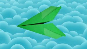 Как сделать самолет из бумаги. Оригами самолёт. Легкий способ как сделать самолёт