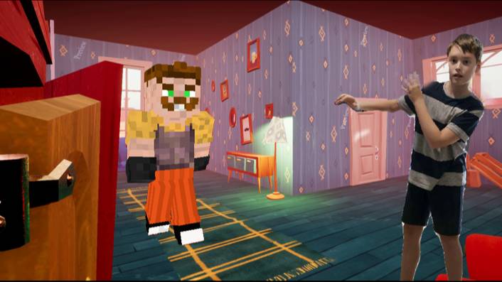 ПРОНИК В ПОДВАЛ К СОСЕДУ НО.......  - ПРИВЕТ СОСЕД В МАЙНКРАФТЕ #1