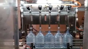 Триблок (ополаскиватель-розлив-укупор) розлива в ПЭТ бутыли 5 литров