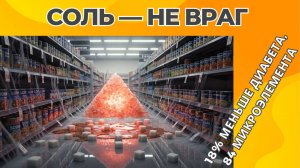 Соль — не Враг | 18% меньше Диабета, 84 Микроэлемента