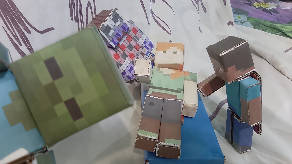 бумажный Майнкрафт 2 сезон 19 серия продолжаем челлендж!