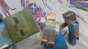 бумажный Майнкрафт 2 сезон 19 серия продолжаем челлендж!