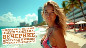 Майами-Бич — весенний отдых у океана, вечерние прогулки и жизнь курорта без фильтров