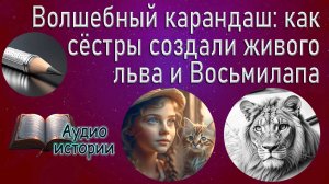 Волшебный карандаш: как сёстры создали живого льва и Восьмилапа