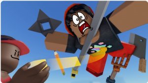 мультик roblox: сбросить вещи и людей