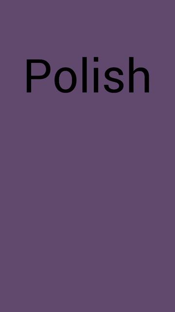 Как ты прочитаешь слово Polish?