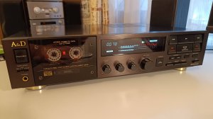 A&D GX-7000 , Япония, 100 В, пробуем записывать на обычный тип пленки.