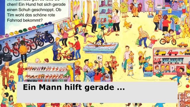 40 немецких предложений по одной картинке + АУДИРОВАНИЕ Тема Торговый центр смотреть онлайн