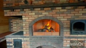 Большой барбекю-комплекс: мангал,печи помпейская и под казан,столы. Печник Мишакин Антон Геннадьевич