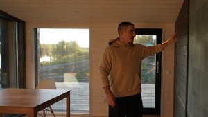 Мобильная готовая баня с террасой и купелью - проект современной бани