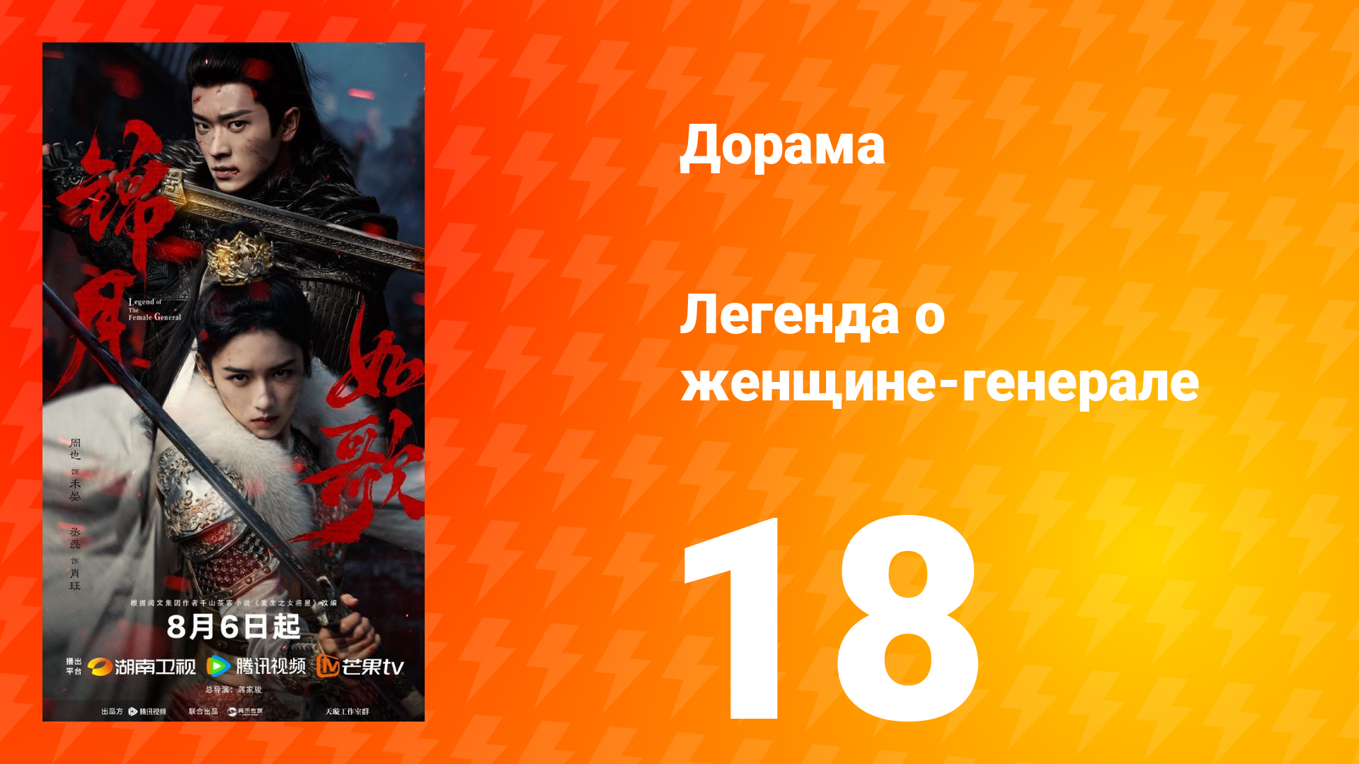 Легенда о женщине-генерале 18 серия