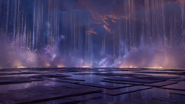 Starlight Cascades ｜ Futuristic Ambient Soundscape ｜ Cosmic Meditation & Sleep Music