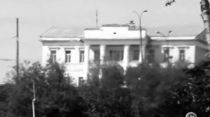 1985 год. Тюмень. Установка опор Пешеходного моста