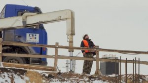 Заливка фундамента объемом 2700 кубов