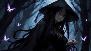 Music Visualization Девушка мистика