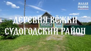 Малая Родина Владимирская область. Деревня Вёжки, Судогодский район.