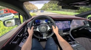 Mercedes EQE SUV 2023 Test Drive POV