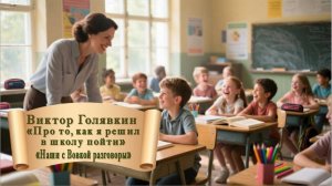 Виктор Голявкин "Про то, как я решил в школу пойти" из серии "Наши с Вовкой разговоры"