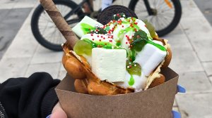 Гонгонская вафля с начинкой 😋