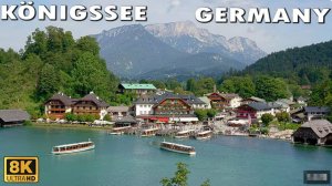 ★ 4K UltraWide ★ 21:9 ★ ➤ Озеро Кенигсзее в Германии, обзорная экскурсия на лодке! (8K исходник)