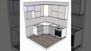 Проектирование кухонной мебели в программе SketchUp