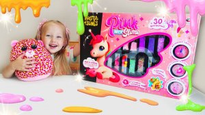 Мия и Луна спасают пещеру радужными СЛАЙМАМИ! 🦄✨ - Видео для детей!