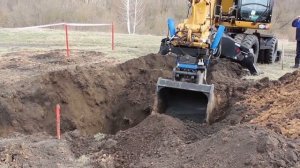 Наклонно-поворотное устройство НПУ на экскаваторе CATERPILLAR-313D