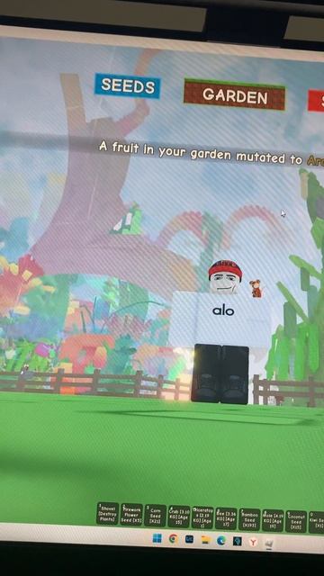 Эммммм. Тут что-то не так.. мой ник FED_IT баланс 156т GrowAGarden