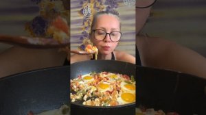 ВИДЕО✅ МУКБАНГ/ Шакшука домашняя /Вот мы и дома 🏠