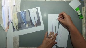 Моделирование. Широкие брюки на любую фигуру. Выкройка № 1794.