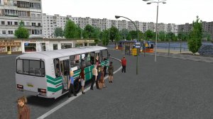 Поездка на ПАЗ-4234 по маршруту №100 по карте Могэс