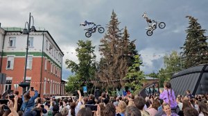 В Зарайске прошёл фестиваль мотофристайла в День города!