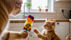Котики и мороженка