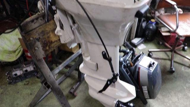 Застучал лодочный мотор Johnson 15. На запчасти вместе с Mercury 15 смотреть онлайн