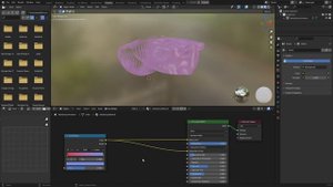580249-08 - Creating The Material - Blender 3D Create Satisfying Animations With Geometry Nodes!